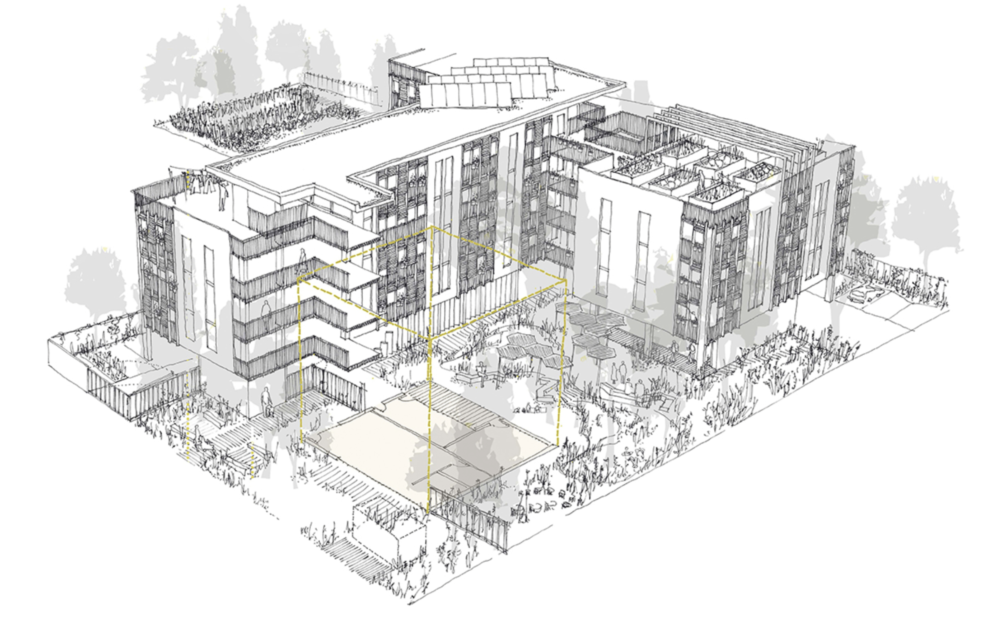 Plànol de projecte Habitatges a Eivissa