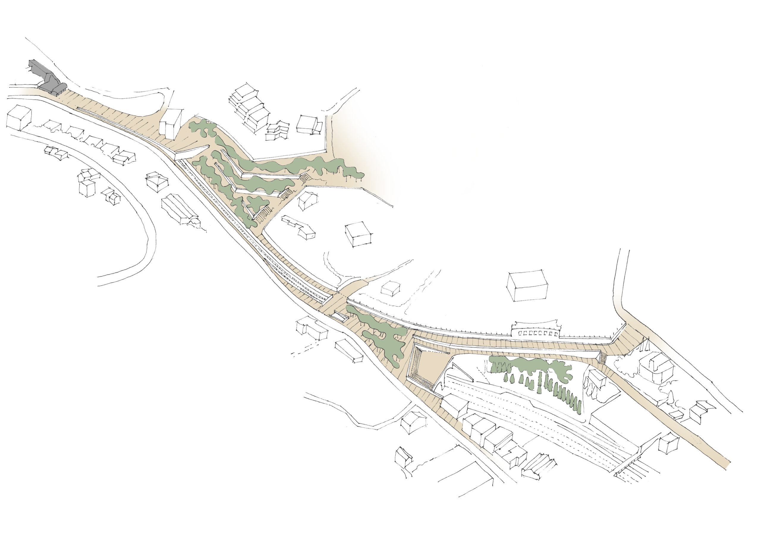 Plànol projecte Portes Collserola