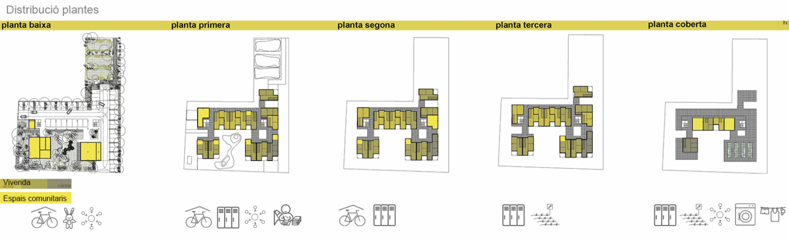 Plànol de projecte Habitatges a Eivissa