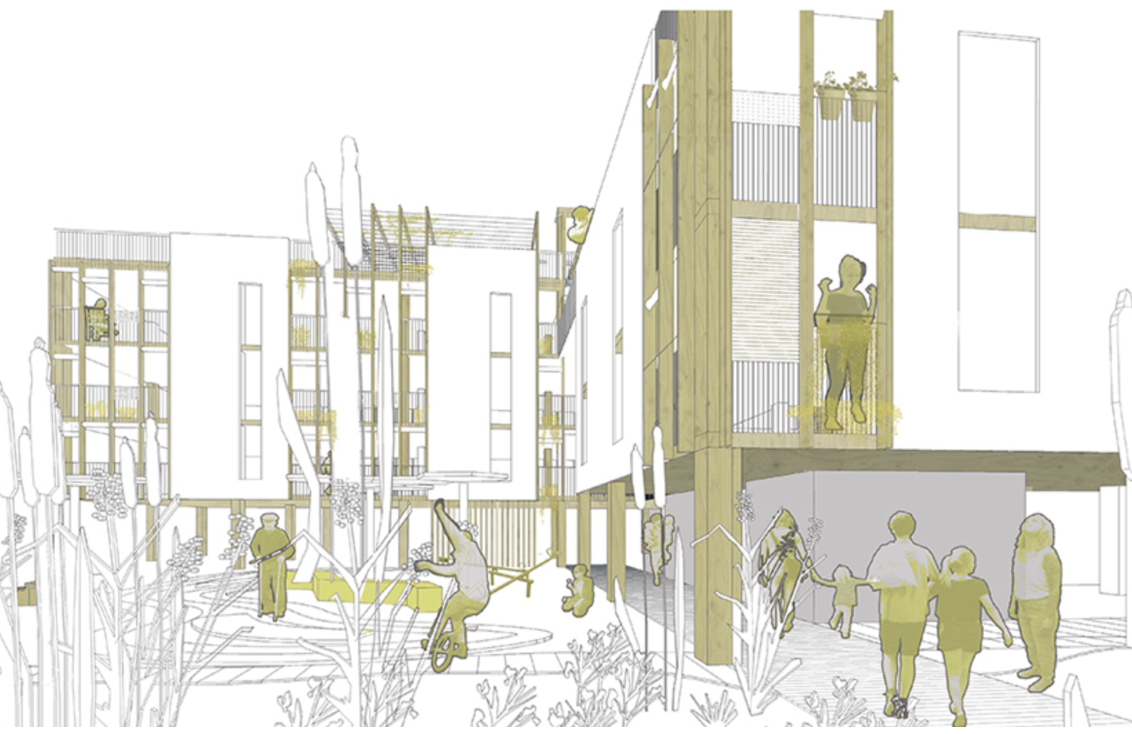 Plànol de projecte Habitatges a Eivissa