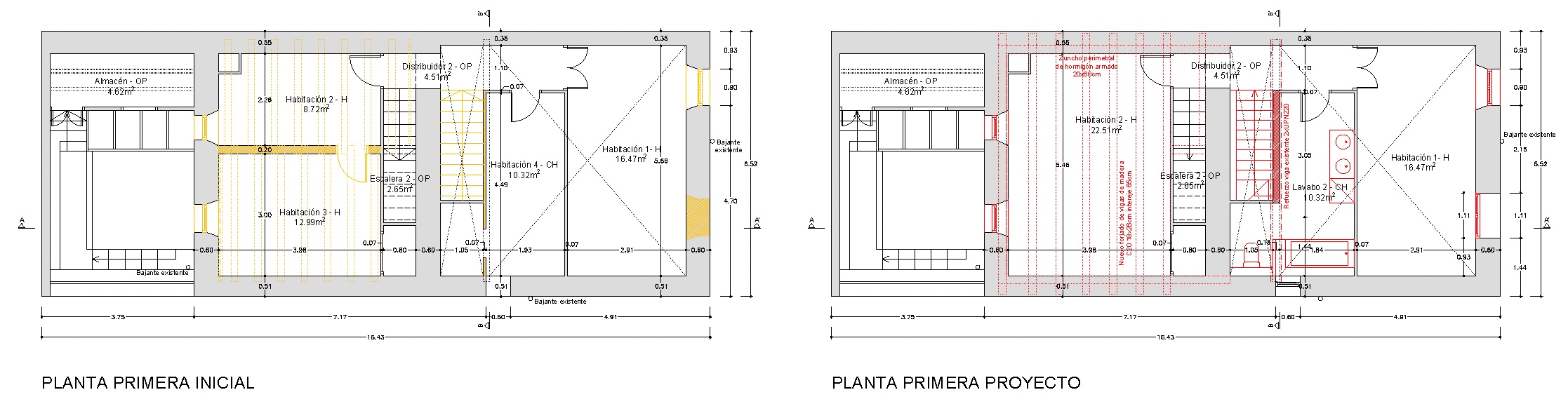 Plànol de projecte Ca l'Amer