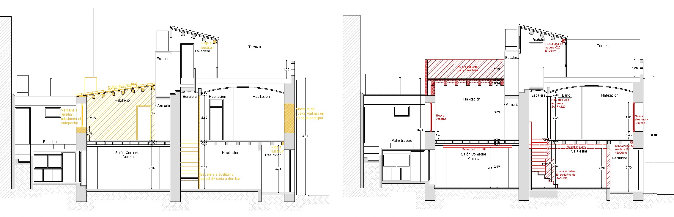 Plànol de projecte Ca l'Amer