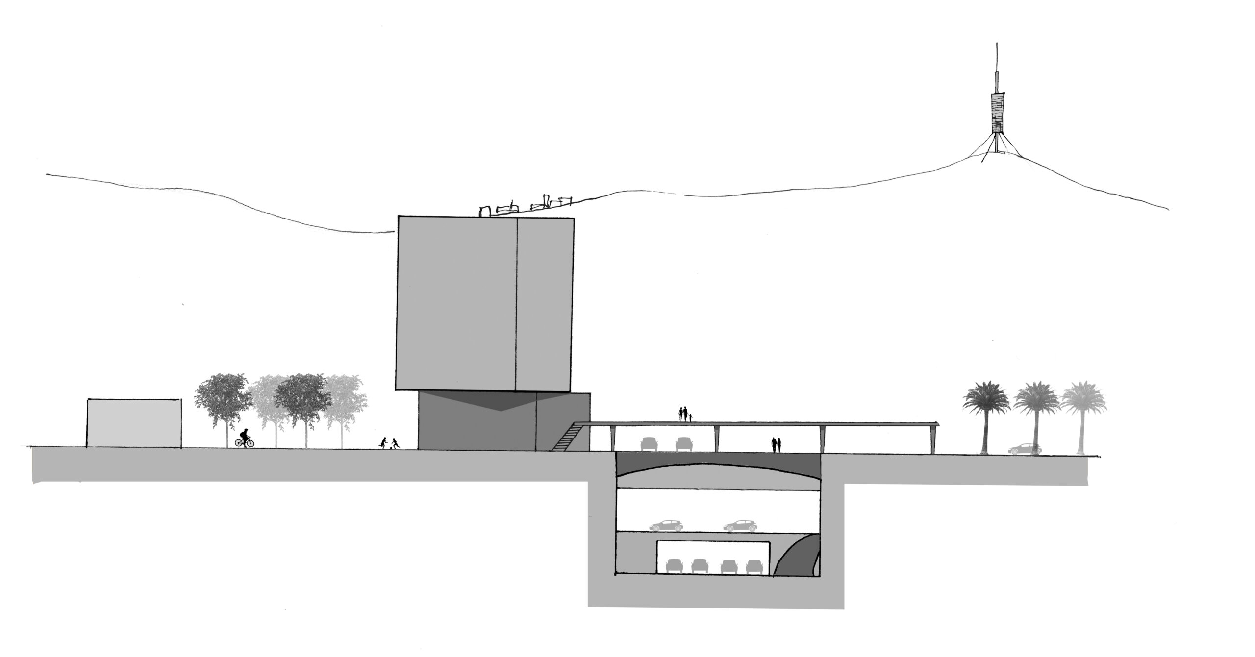 Plànol projecte Portes Collserola